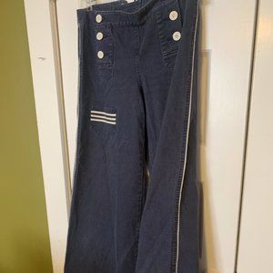 Vintage Ralph Lauren Wide Leg Sailor Pants Sz 4